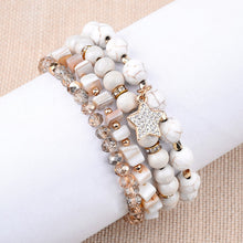 Load image into Gallery viewer, Exquisite Stone Leaf Pendant Bracelet Sets