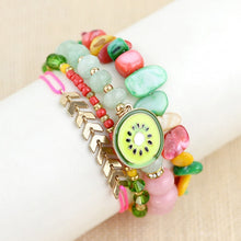 Load image into Gallery viewer, Exquisite Stone Leaf Pendant Bracelet Sets