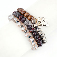 Load image into Gallery viewer, Exquisite Stone Leaf Pendant Bracelet Sets