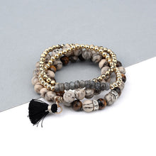 Load image into Gallery viewer, Exquisite Stone Leaf Pendant Bracelet Sets