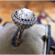 Load image into Gallery viewer, Glamorous Round Cut Silver Ring