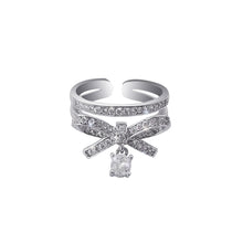 Load image into Gallery viewer, Fashion Mini Bow Crystal Ring