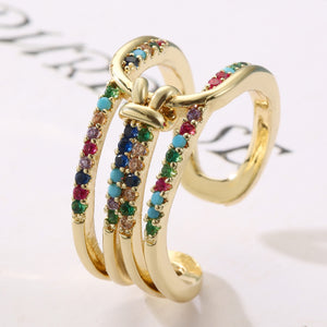 Colorful Fashion Adjustable Ring