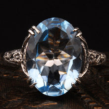 Load image into Gallery viewer, Charming Natural Water Sapphire Ring