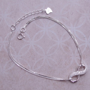 Infinity Silver Lucky Bracelet