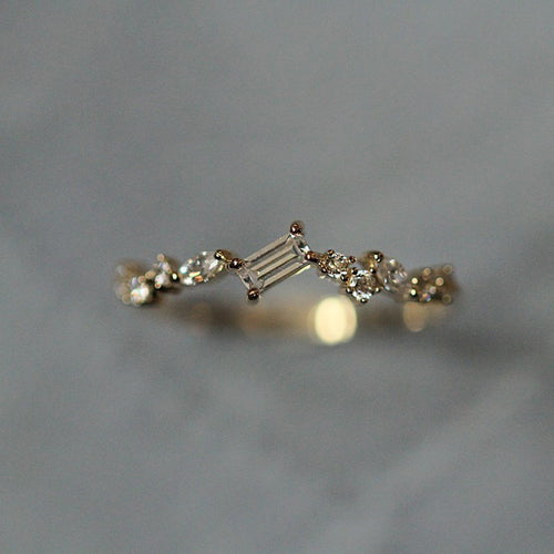 Stylish 14K Gold Plated Ring