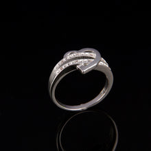 Load image into Gallery viewer, Silver Heart Love Ring
