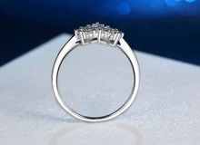 Load image into Gallery viewer, Silver Heart Shaped CZ Ring