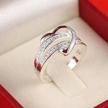 Load image into Gallery viewer, Half Heart Love Ring