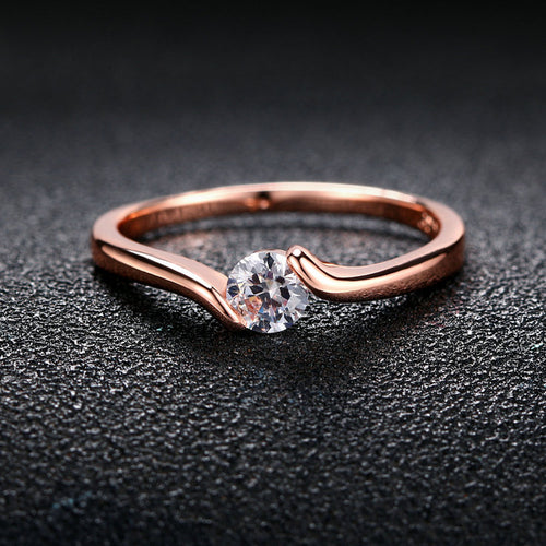Cubic Zirconia Engagement Ring