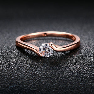 Cubic Zirconia Engagement Ring