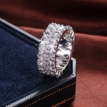 Load image into Gallery viewer, Elegant Sterling Silver Zircon Stone Ring