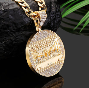 Last Supper Iced Out Zircon Necklace