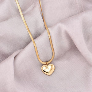 Adorable Heart Charm Necklace