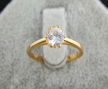 Load image into Gallery viewer, Beautiful 14KGF CZ Stone Ring