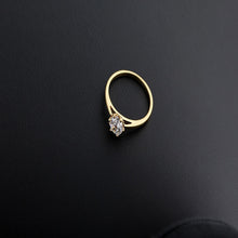 Load image into Gallery viewer, Beautiful 14KGF CZ Stone Ring