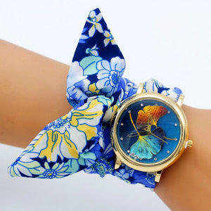 High Quality Butterfly Cloth Wristwatch