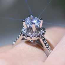 Load image into Gallery viewer, High Quality 925 Silver CZ Ring