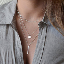 Load image into Gallery viewer, Multilayer Necklaces Women Simple Necklace Pendant Ornament Wedding Jewelry Fashion Minimalist Bijoux Simulated Pearls