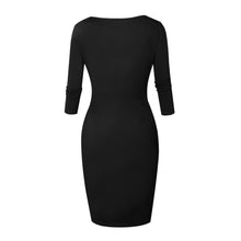 Load image into Gallery viewer, Low Cut Body-Con Dress