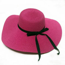 Load image into Gallery viewer, Round Top Straw Summer Hats