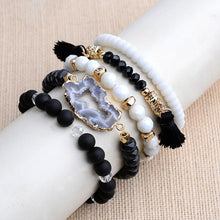 Load image into Gallery viewer, Exquisite Stone Leaf Pendant Bracelet Sets