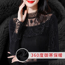 Load image into Gallery viewer, Long Sleeve Stand Collar Stylish Velvet Tops